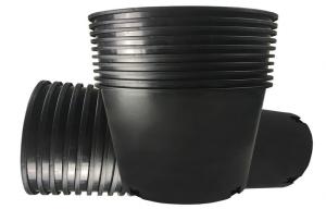 China Outdoor Vegetables Plastic Horticultural Plant Pots With Drainage Hole Tray wholesale