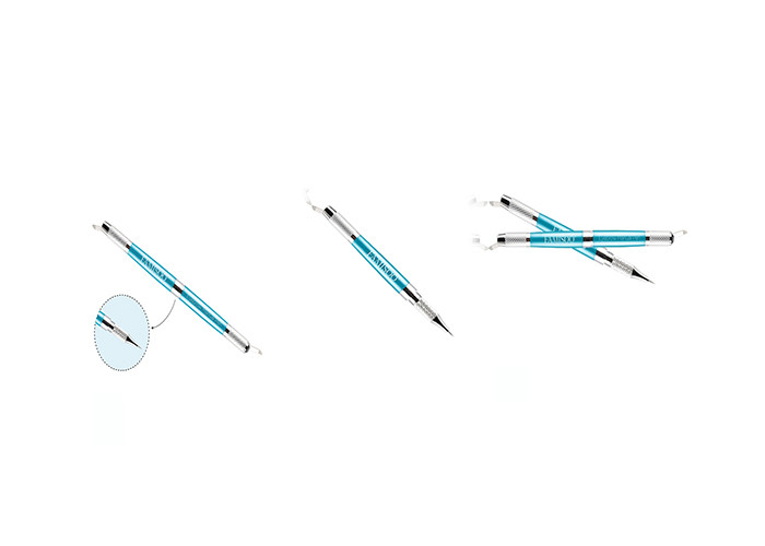 Stainless Steel Permanent Makeup Pen / Eyebrow Microblading Tattoo Pen