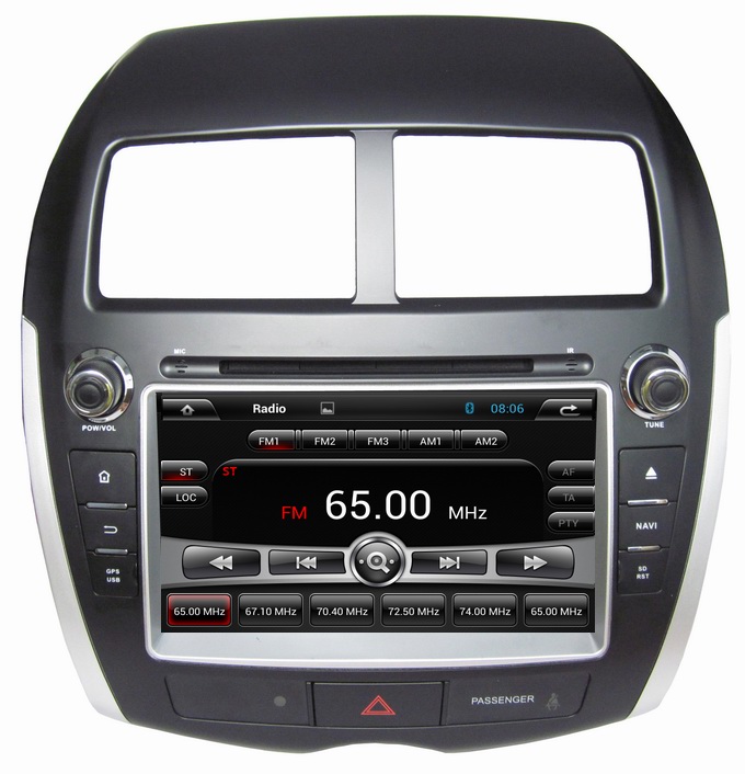Ouchuangbo Pure Android 4.2 Car GPS Navi for Mitsubishi ASX 2010-2012 with DVD Stereo Bluetooth iPod OCB-8064C