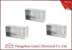 Custom Outdoor Waterproof Metal Electrical Gang Box Pre Galvanized