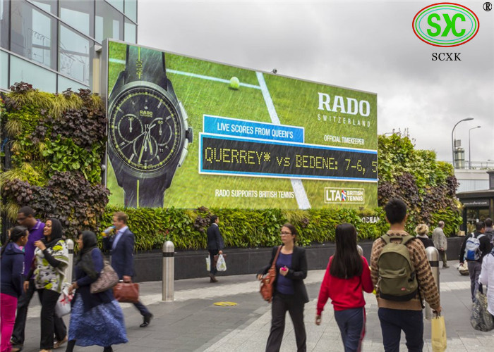 3840 Hz SMD P10 Full Color LED Display Module 6500K - 9500K Moistureproof,IP65 Remote Control