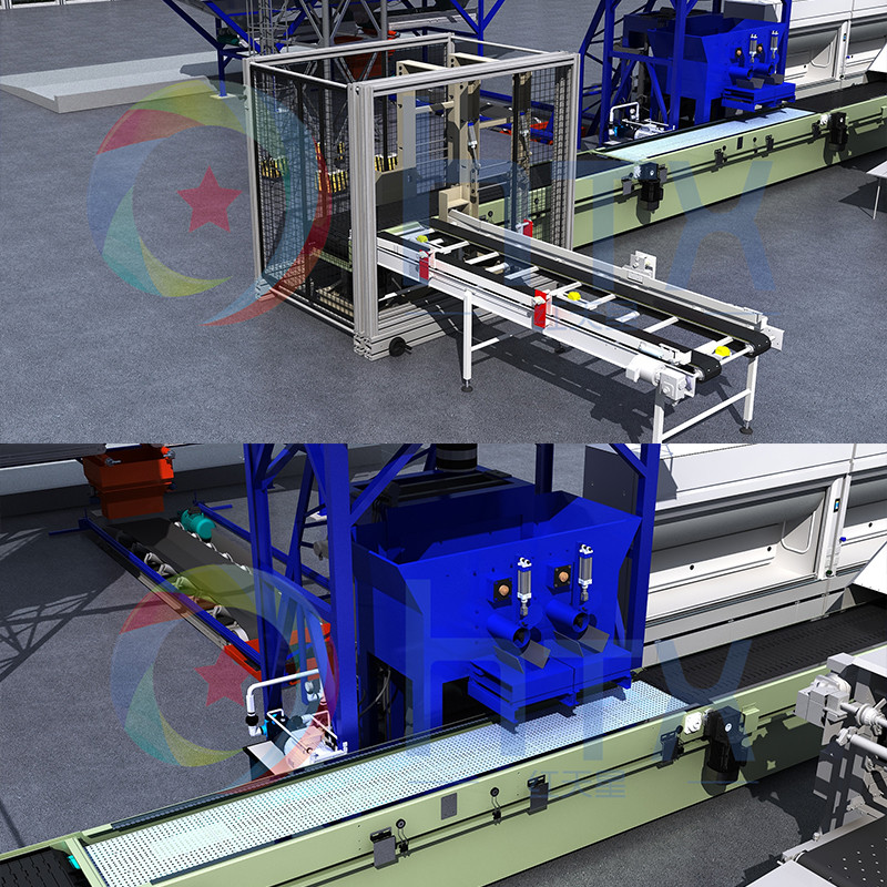 Wet Cast Natural Veneer Stone Production Line For Buliding Construction