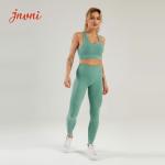 90% nylon 10% spandex Two Piece Yoga Set Seamless Yoga Wear High Waist Workout