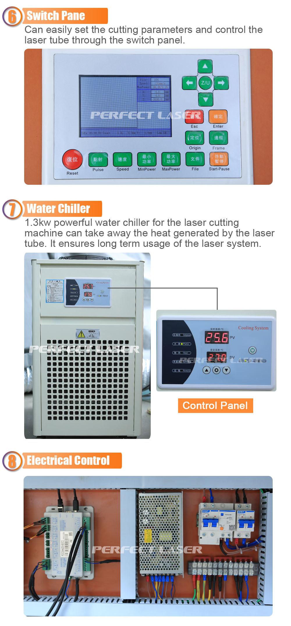 400W 600W Autofocus Die Cut Machine For Wood Acrylic Panel With 0.01mm Cutting Precision