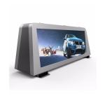 Double Side Taxi LED Advertising Sign , Video Top Taxi Roof LED Display 5mm