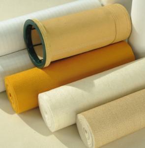 Polyester Anti static Dust Collector Filter Cloth / Carbon Fiber Needle Punched Felt