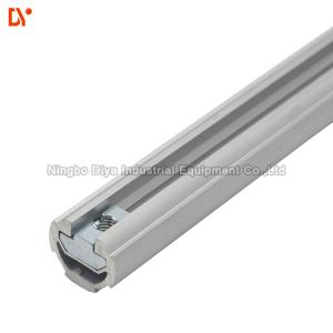 China Anodizing Od28mm Thinckness 1.7mm T Slot Aluminum Frame wholesale