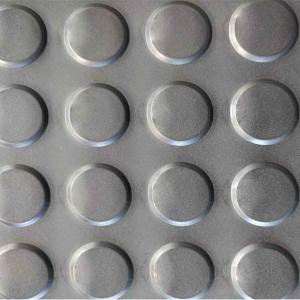 China 3MM Coin Rubber Floor Mat Waterproof Anti Slip Black Rubber Flooring Sheet wholesale
