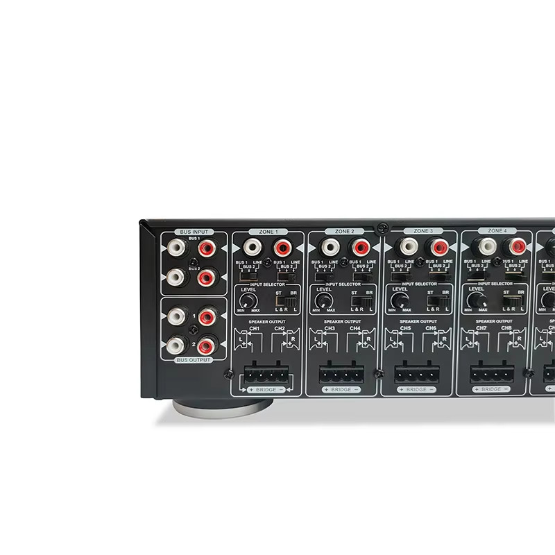 1000 Watts Multi Channel Amplifiers Integrated 6 Zone 12 Channels Home Distributed Audio Amplifiers