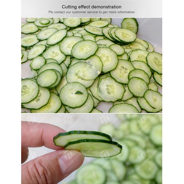 Small desktop slicing and slicing machine commercial household celery stalk vegetables cut into pieces, high yield