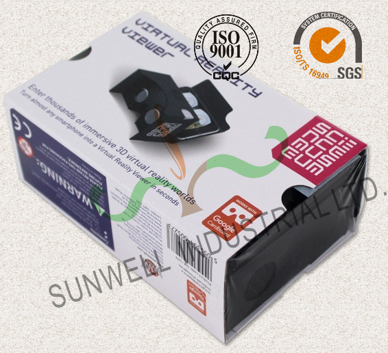 Rigid Electronic Paper Packaging Box , 3D Virtural Viewer Electronic Device
