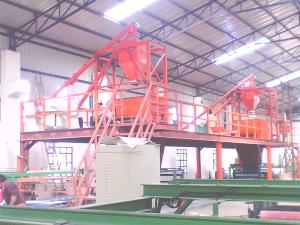 China Wall Panel Manufacturing Equipment for Fire Resistant Decorating Board / Straw Door wholesale