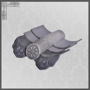 China Grey Temple Flat Clay Roof Tiles wholesale