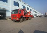 Heavy Duty Truck Mounted Telescopic Crane , Truck Bed Mounted Crane Folded Boom