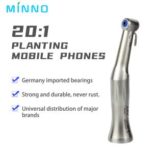 China 20:1 Contra Angle Low Speed Dental Handpiece External Channel wholesale