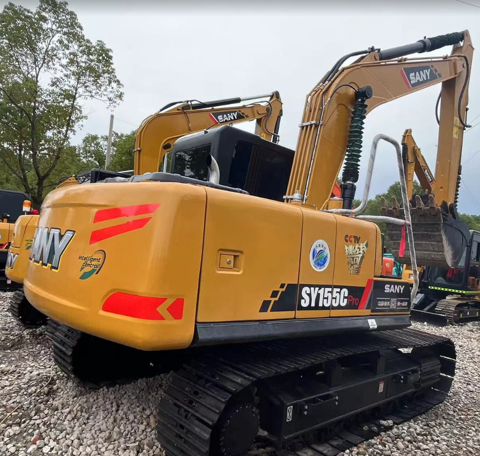Good Condition Used Sany 155C Excavators 15 Ton Medium Secondhand Construction Machine