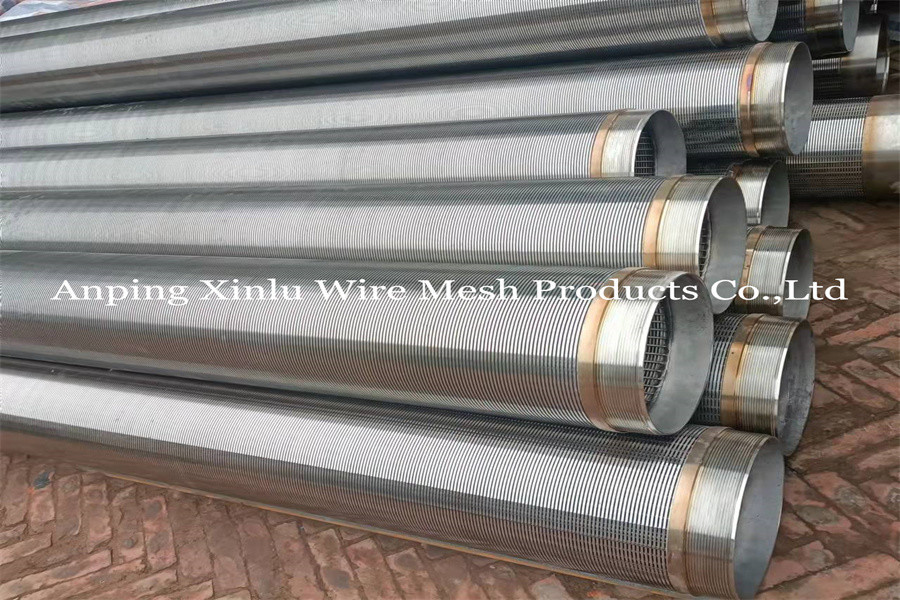 V Wire Wrapped Water Well Screens Or Johnson Wedge Wire Screen Pipe For Pump Drilling