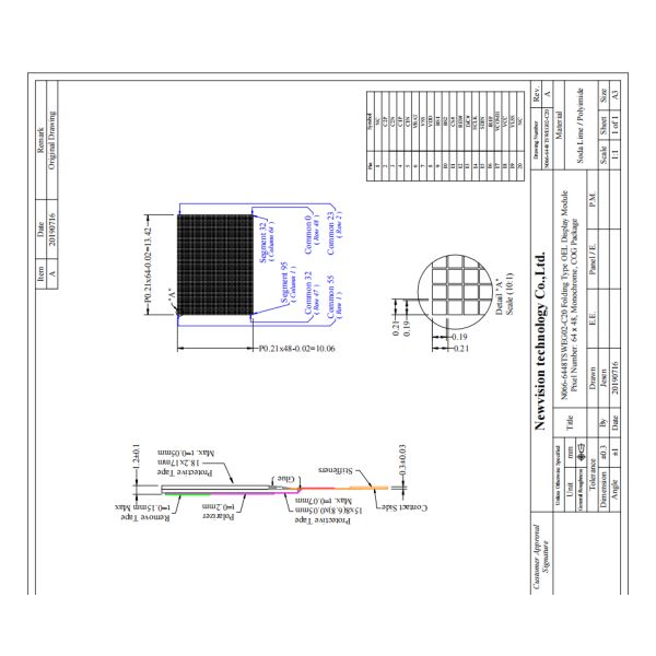 0.66'' OLED Monochrome Display Fast Response Time Self-emissive Property OLED LCD