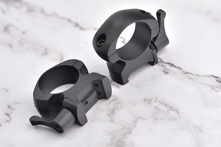 25.4mm Diameter Steel Quick Release Scope Mount Ring Bracket for Medium to Low Profile