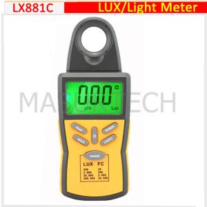 China High Quality Handheld Light Meter LX881C 200，000Lux wholesale