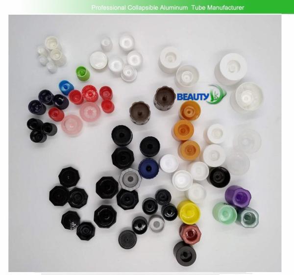 Flip Top Plastic Screw Caps Diameter 13.5mm ~ 40mm Non Spill For Empty Cosmetic