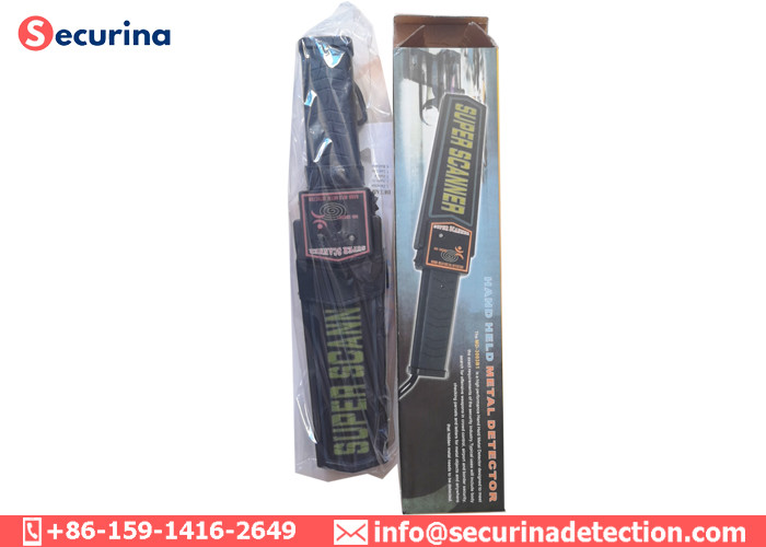 Electronic Commercial Metal Detector , Handheld Metal Scanner Alarm Indicator