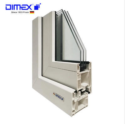Casement Window Door Systems UPVC Profiles High UV Resistance DIMEX L72
