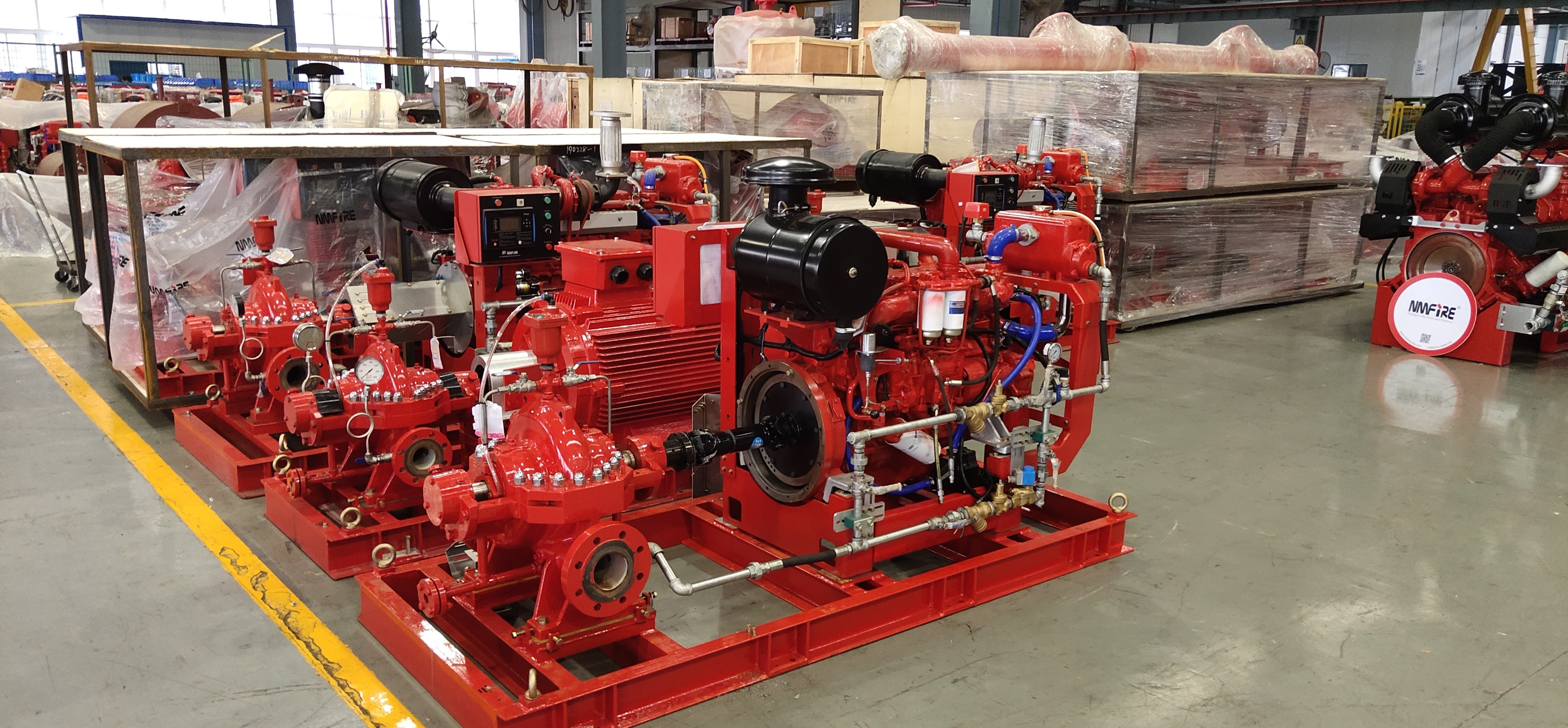 250 US GPM 136PSI Diesel Engine Driven Fire Pump With Tornatech Controller
