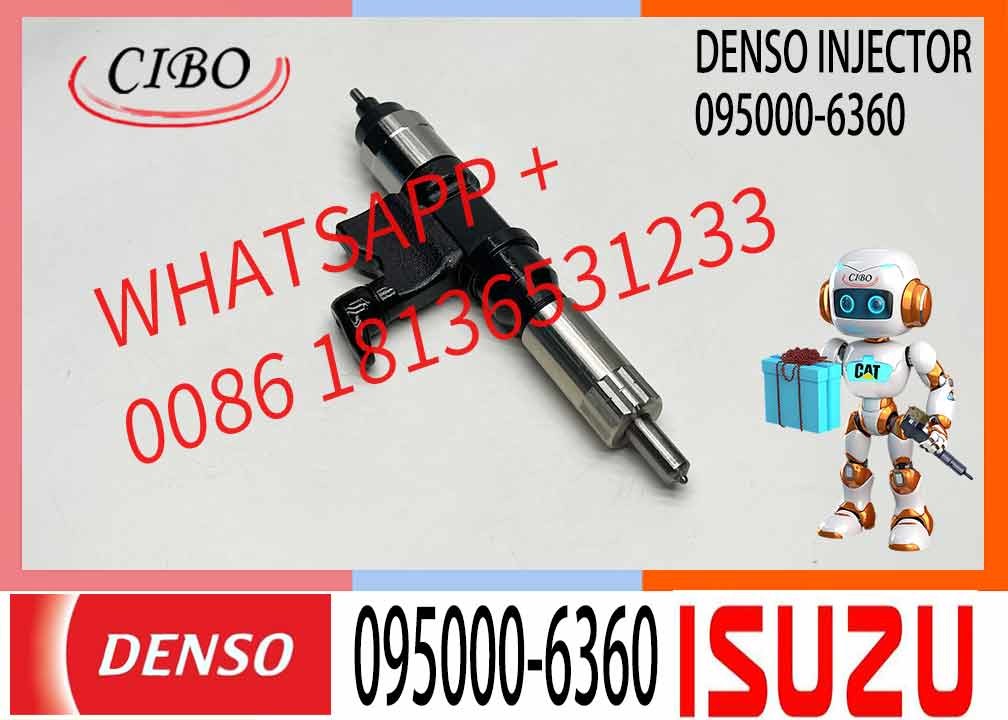 common rail injector 095000-6360 095000-6363 095000-6366 095000-6367 8-97609788-0