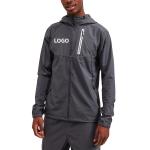 OEM custom logo brand men's streetwear outdoor sports track 100% polyester zip