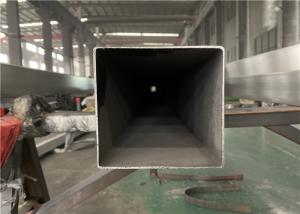China Stainless Steel Square Pipe , 316l Stainless Steel Tubing Smooth Appearance wholesale