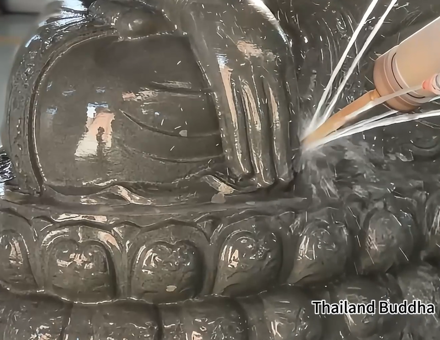 Automatic Stone Sculpture Carving Machine 7 Axis Robot Stone Milling Machine