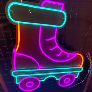 China AC100V 8x12mm Micro Neon Sign Cuttable Roller Skate Cuttable Neon Sign wholesale