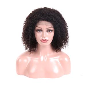 China Short Straight Virgin Hair Lace Wigs No Shedding Without Chemical Processed wholesale