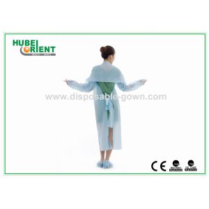 Disposable Medical CPE Isolation Gown With Thumb Cuff