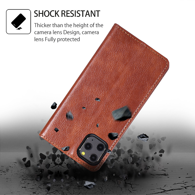 Wireless Charge Support PU Leather Phone Case for iPhone X XS XR 12 13 14 15 Pro Max