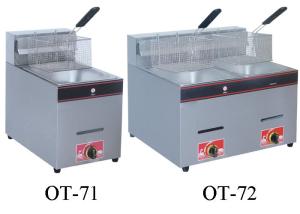 China 5.5L-16L Restaurant Cooking Equipment , Energy Saving Commercial Gas Fryers wholesale