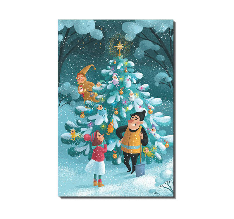 Offset Printing Greeting Custom Lenticular Cards In 0.58mm Plastic
