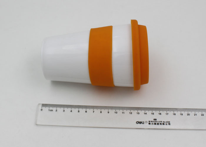 16OZ 450ml PP Plastic Coffee Cups With Handles , Disposable Travel Coffee Cups