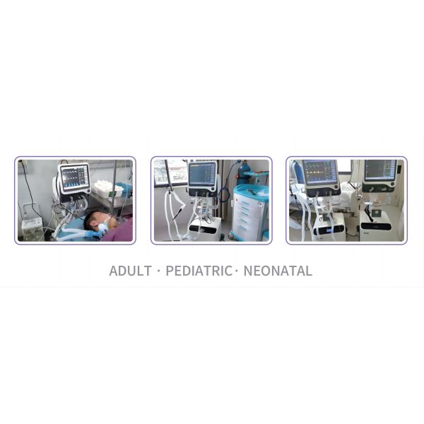 S1600 Hospital ICU Ventilator 10.4" TFT Screen ICU Breathing Machine
