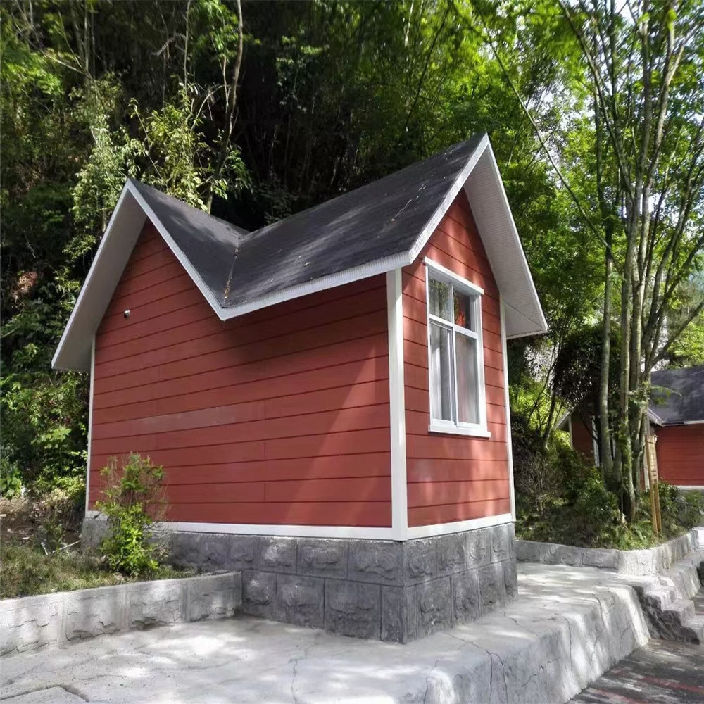 Plastic Wood Composite Materials for Outdoor Wall Panels of Prefabricated Houses