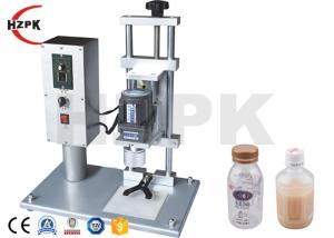China Long Life Semi Automatic Capping Machine , Plastic Bottle Cap Sealing Machine wholesale