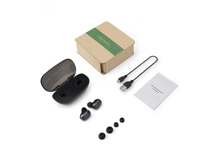 700mAh True Wireless Noise Cancelling Earbuds Mini Size Customized Logo