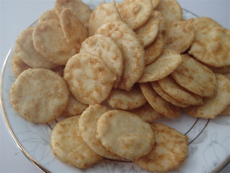 Grain Snack Mulitiple Flavors Biscuits Crisp Cookies Snack Baked Corn Rice Crackers