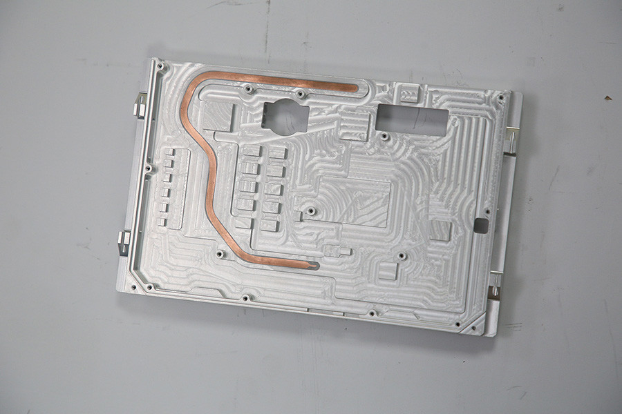 ISO9001 Water Cooled Liquid Heat Sink With Heat Pipe ODM Anti Corrosion