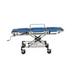 Aluminum Alloy Emergency Hospital Bed Blue Emergency Stretcher Bed