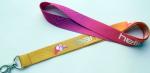Promotional Dye Sublimation Lanyards , Custom Printed Poyester Neck Lanyard With