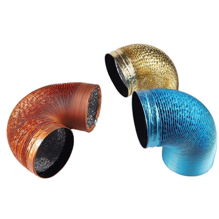 High Temperature Air Ventilation Duct Flexible PVC Duct for Indoor Grow Carbon Filter
