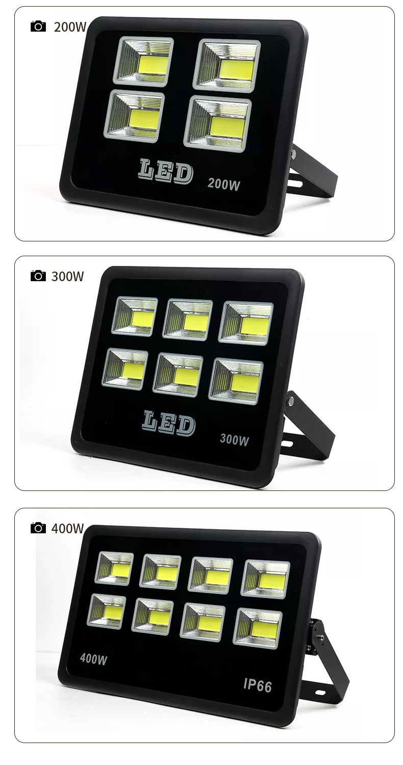 Commercial AC Led Flood Light 300w Ip66 3000K 4000K 6000K 49x48.1x10.7cm