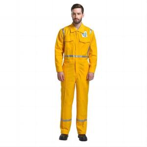 China 150g 200g Flame Retardant Overalls Conjoined FR Flame Resistant Clothing on sale